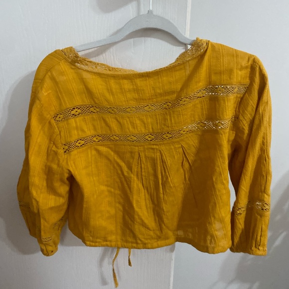 Free People Cropped Blouse - Picture 4 of 4